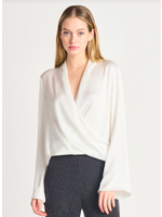 Dex Bell Sleeve Satin Top