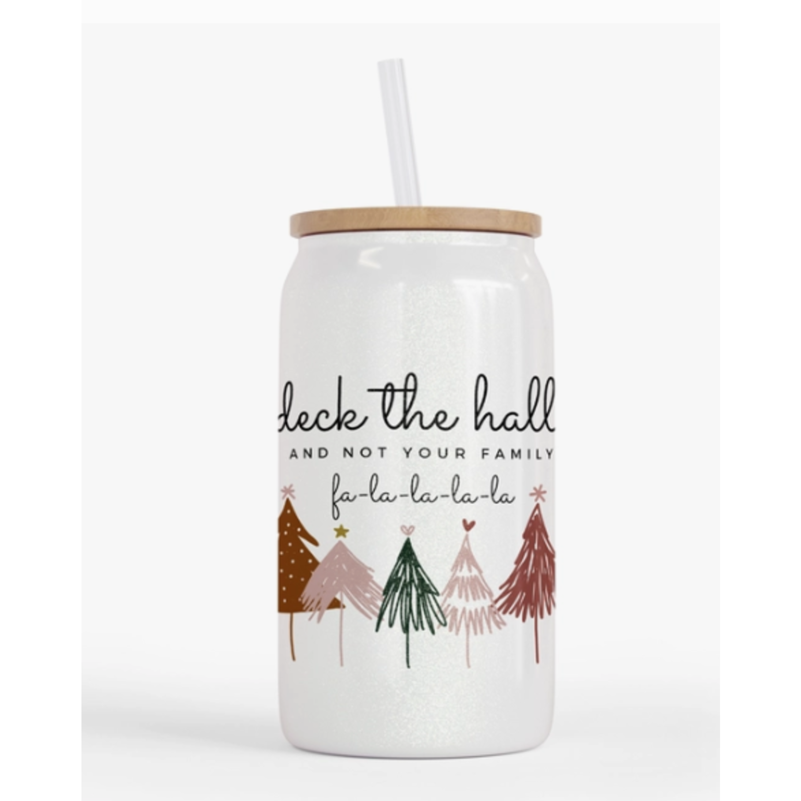 tcbco Deck the Halls Wine Tumbler