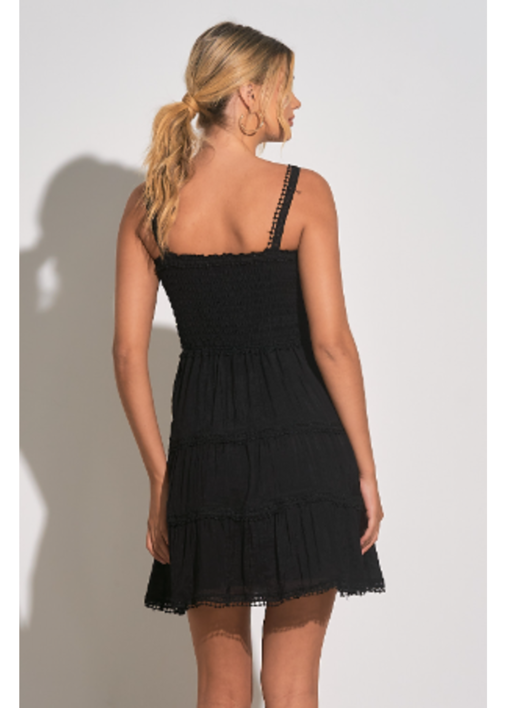 ELAN Strapless Ruffle Dress Cover-Up