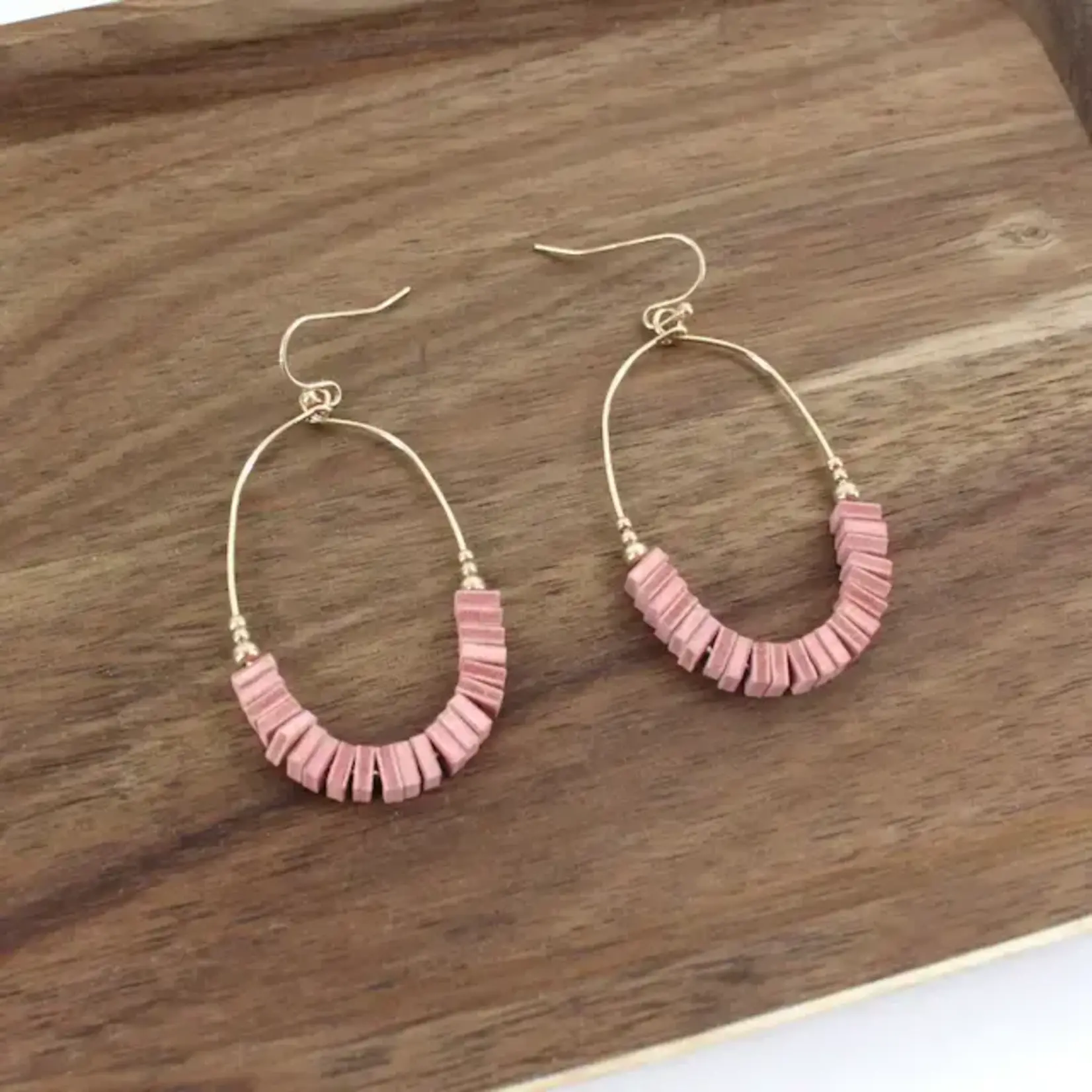 Pretty Persuasions PP Wood Chip Earring