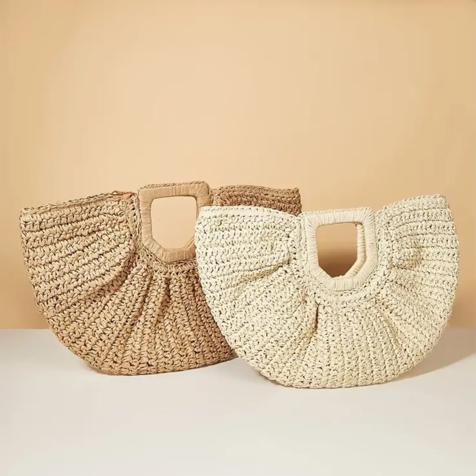 Accity AC Moon Woven Straw Bag