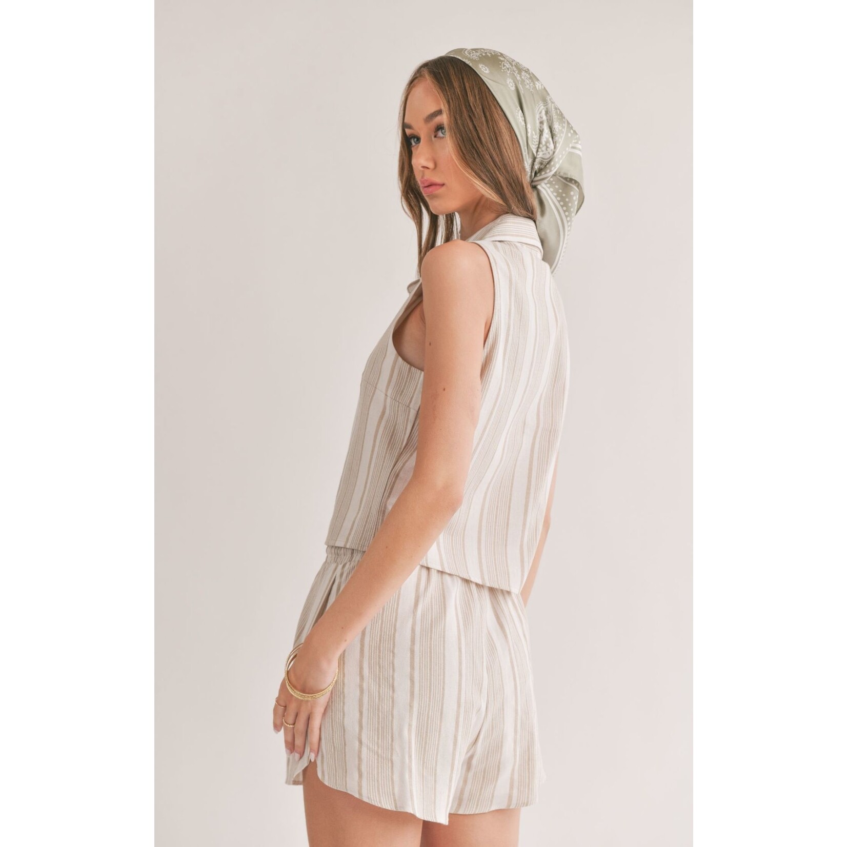 Sage The Label STL Collard Shirt Tank