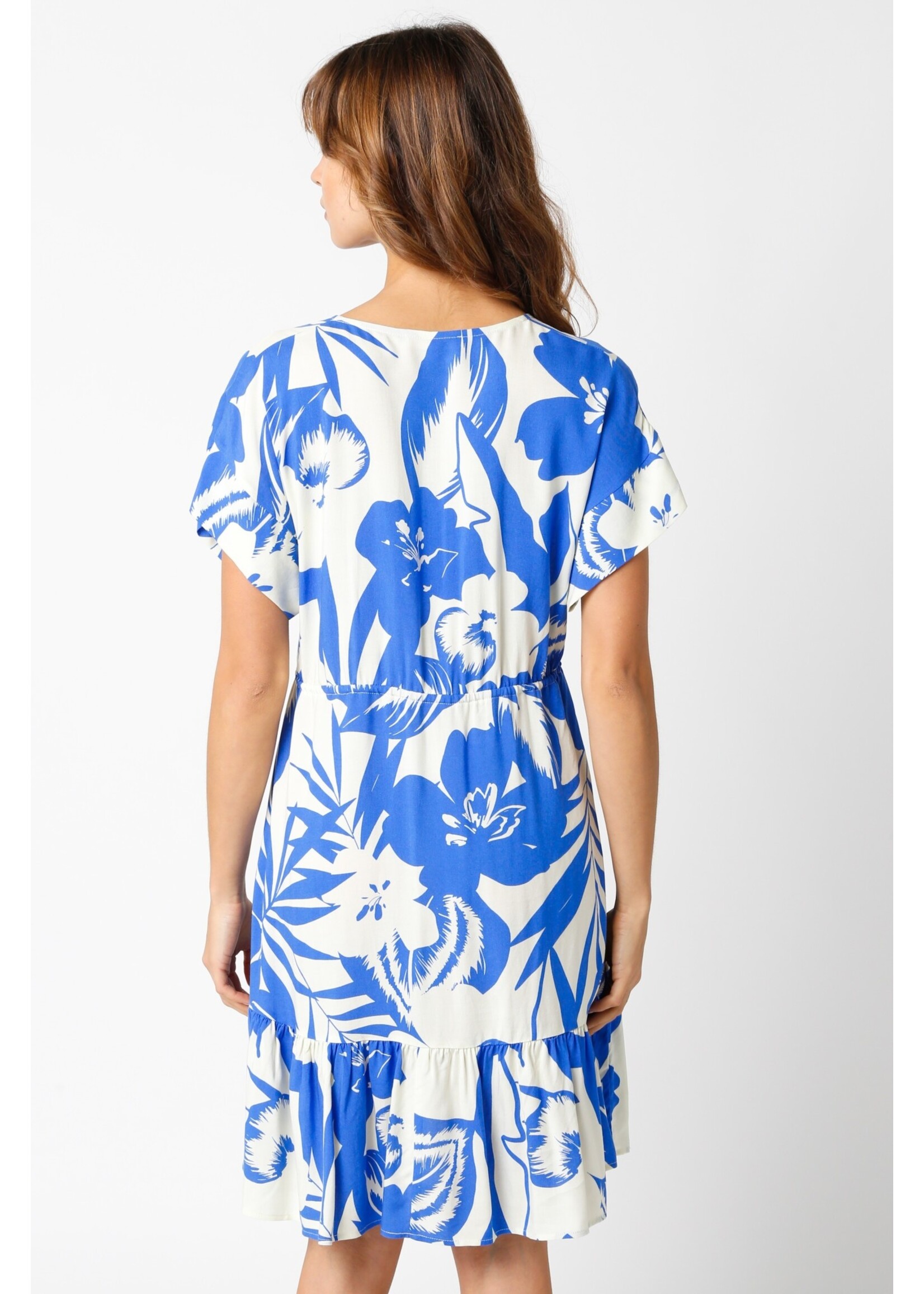 olivaceous O Blue Floral Dress