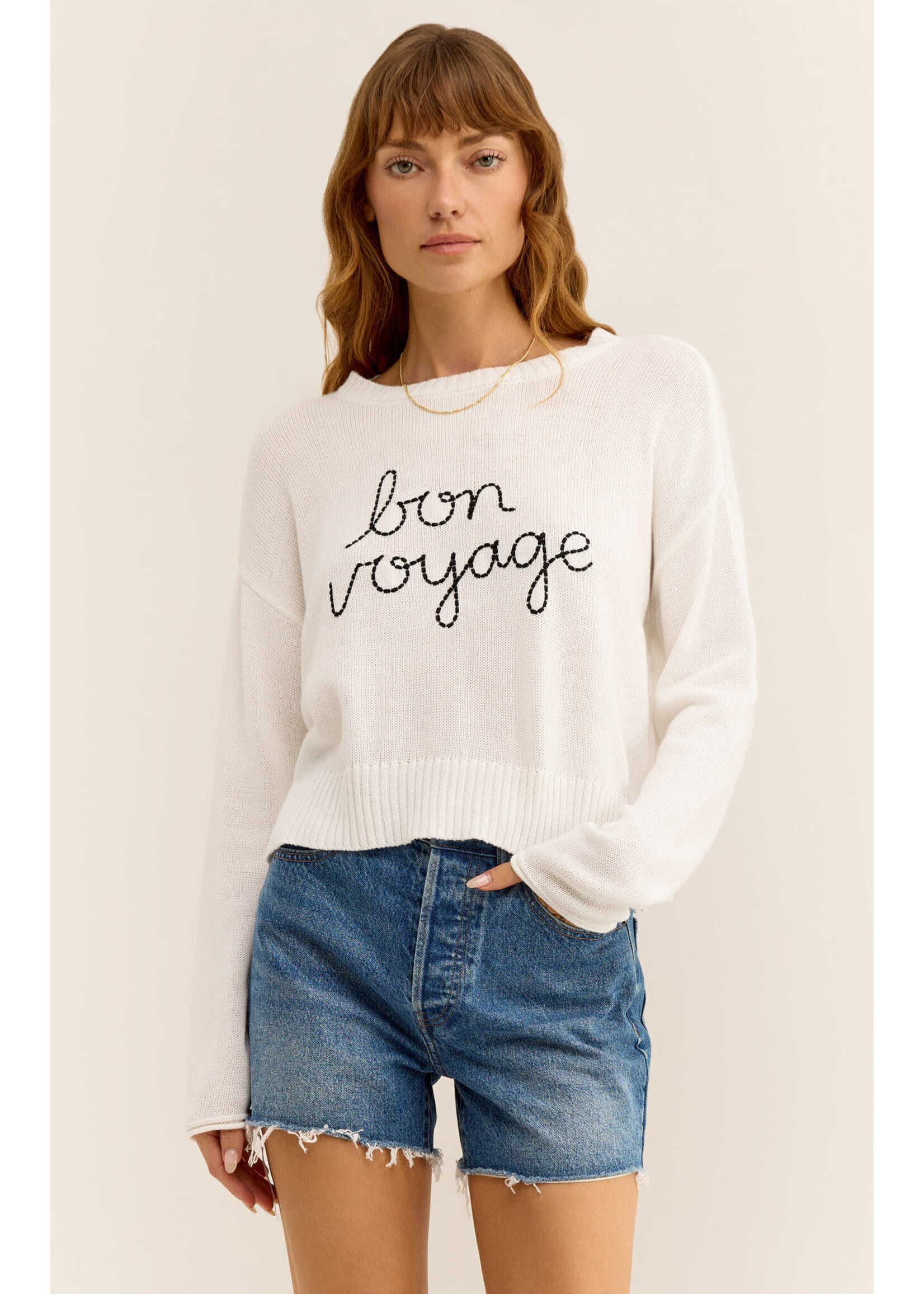 Z Supply ZS Sienna Bon Voyage Sweater
