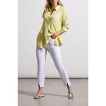 Tribal Lime Button Down Top