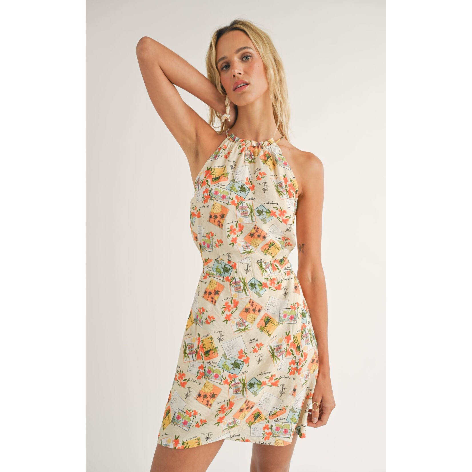 Sadie Sage SS Greetings Wrap Dress