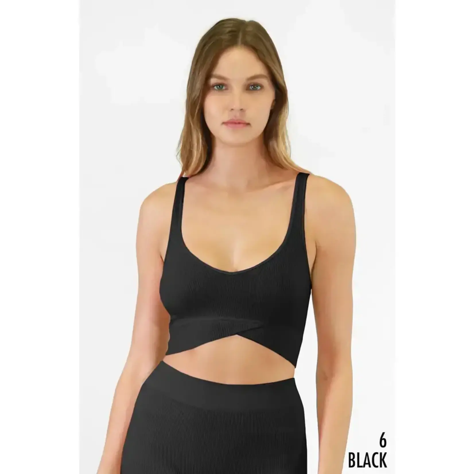 Nikibiki NB Ribbed Crossover Bra