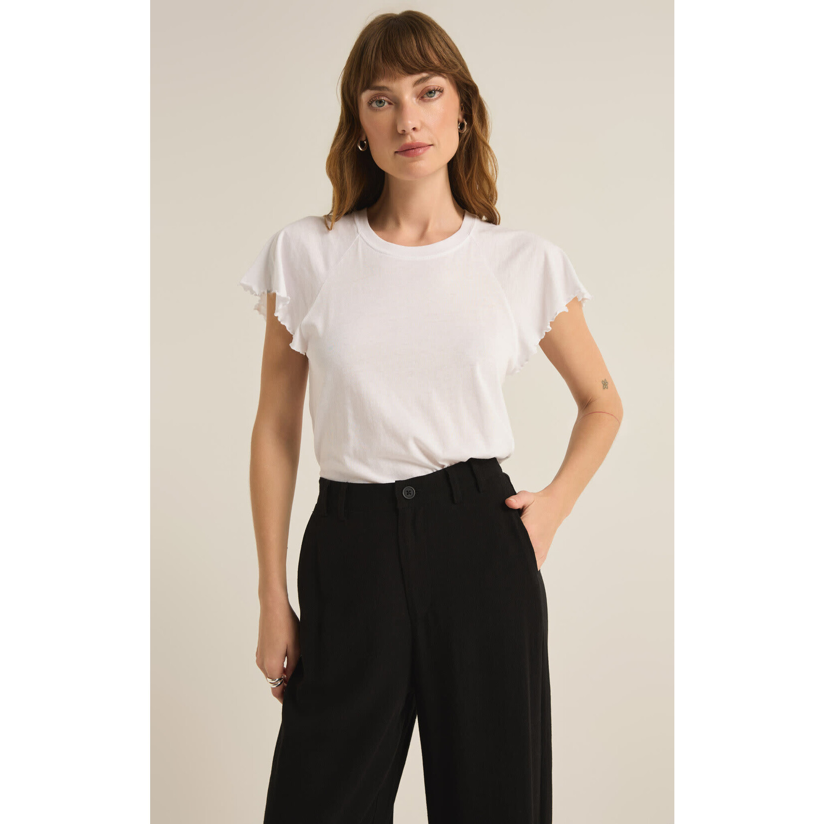 Z Supply ZS Abby Flutter Tee