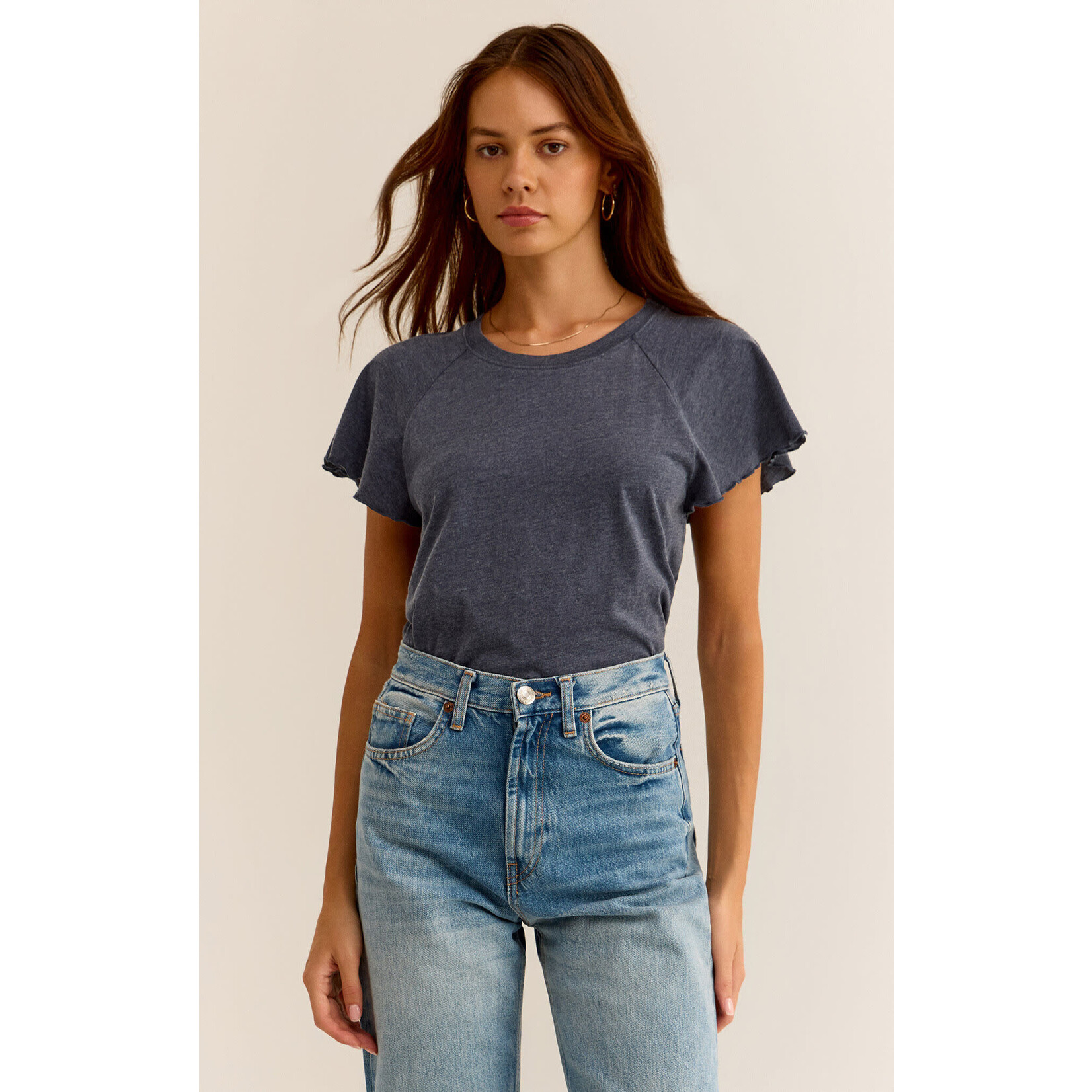 Z Supply ZS Abby Flutter Tee