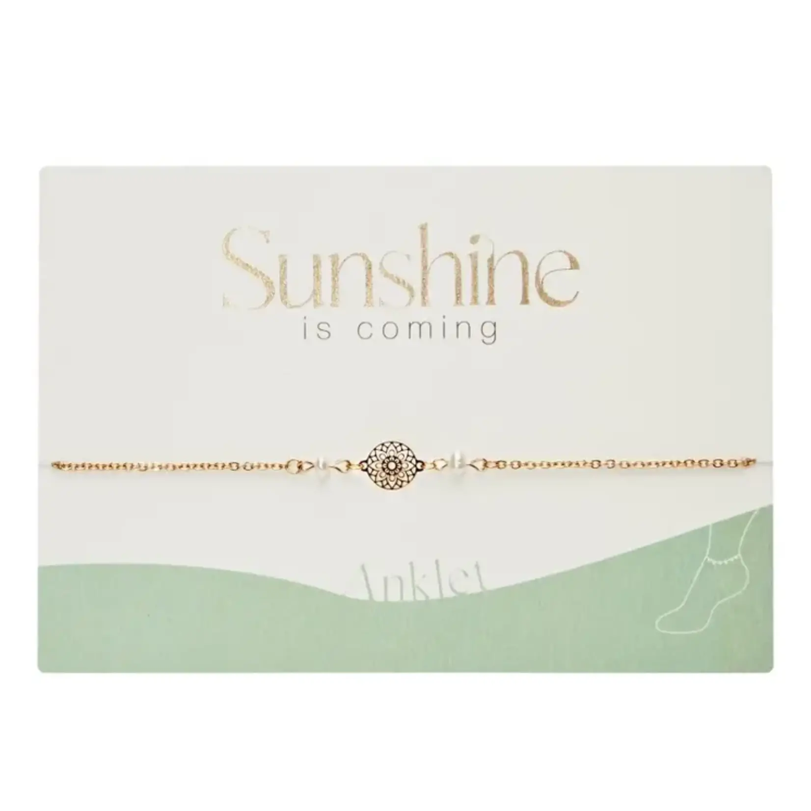 Faire F Sunshine is Coming Anklet