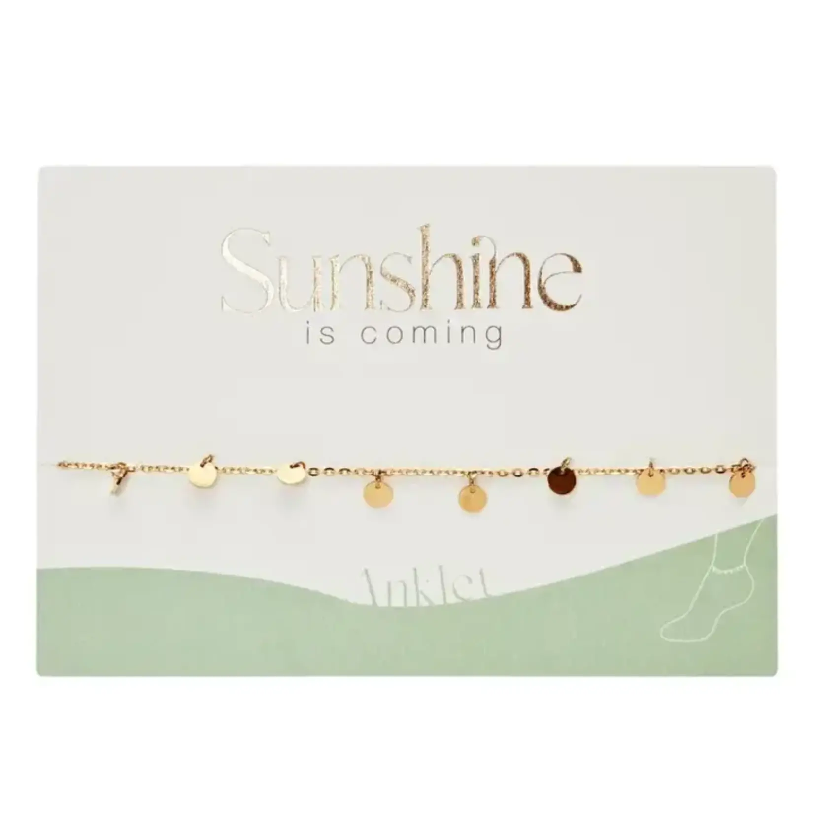 Faire F Sunshine is Coming Anklet
