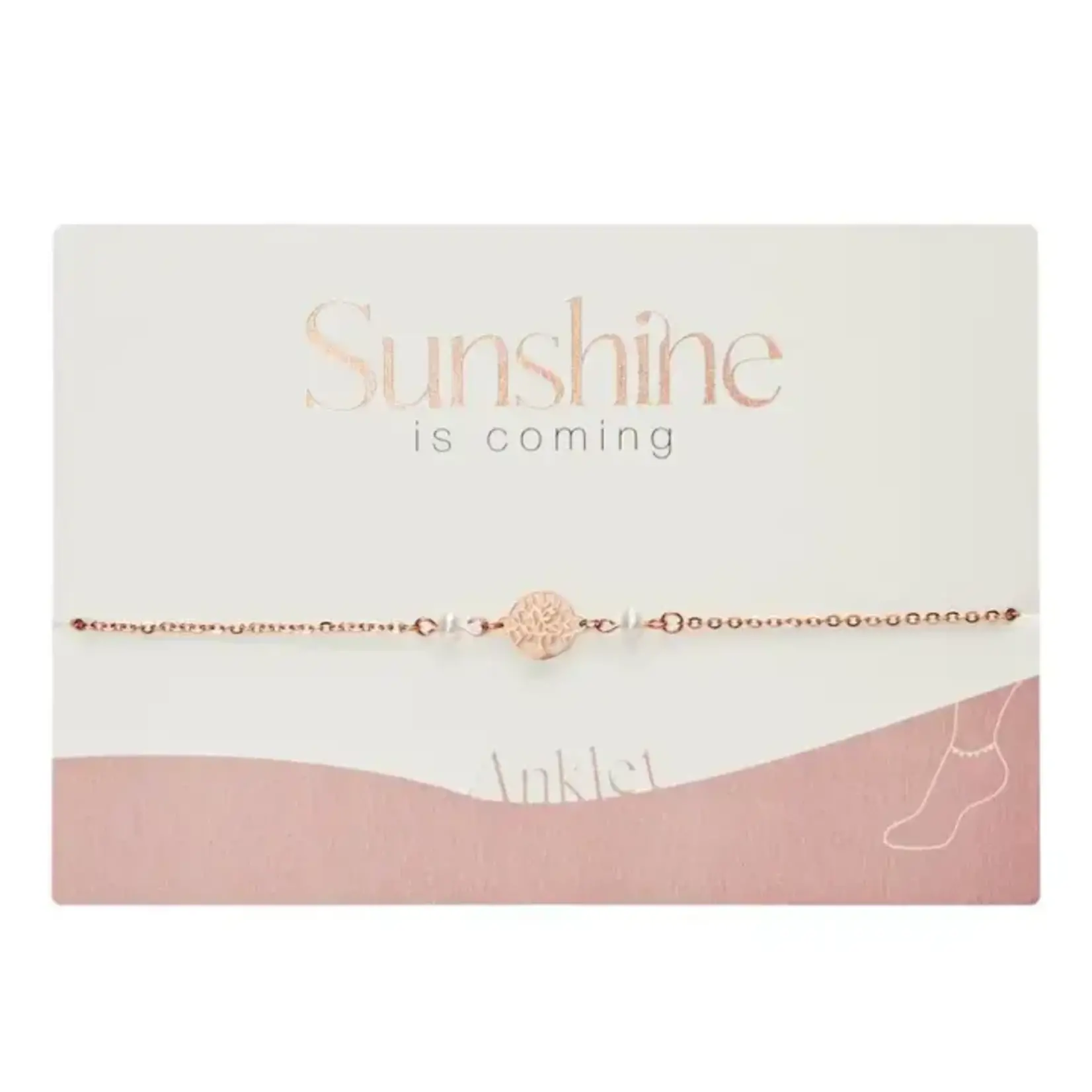 Faire F Sunshine is Coming Anklet
