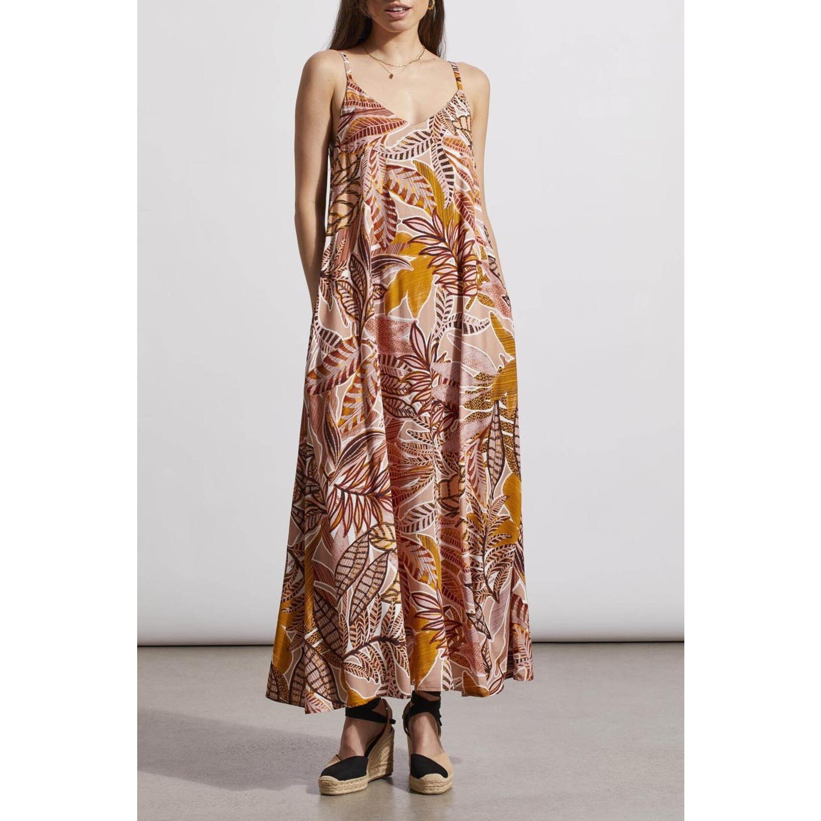 Tribal T Maxi Flow Dress