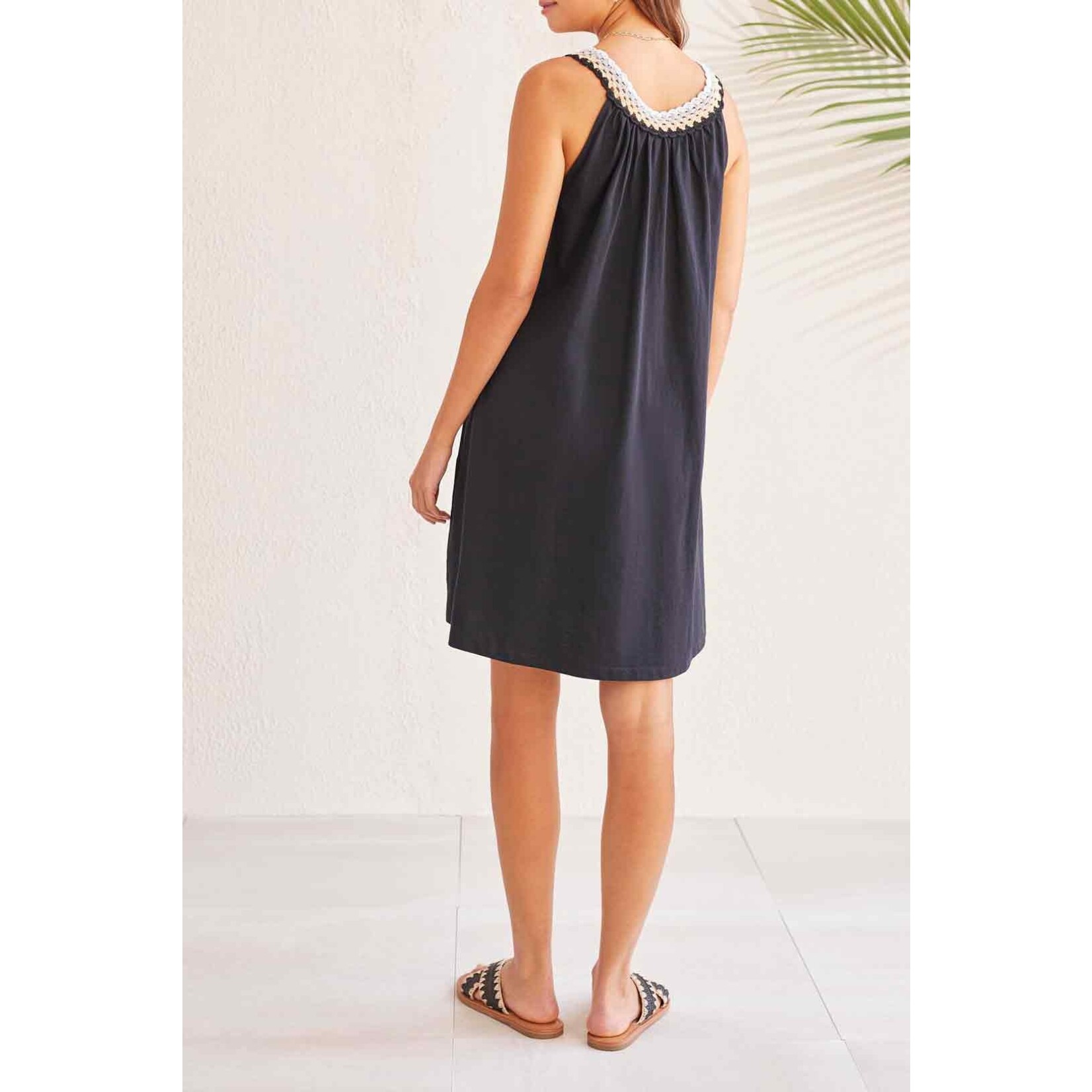 Tribal T Knit Crochet Dress
