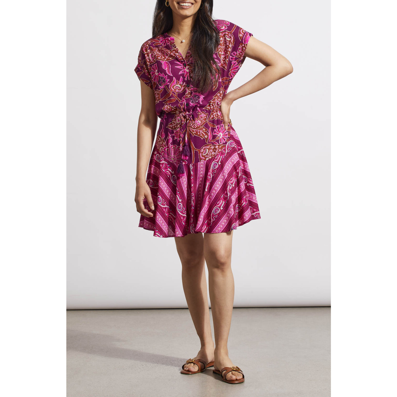 Tribal T Combo Print Dress