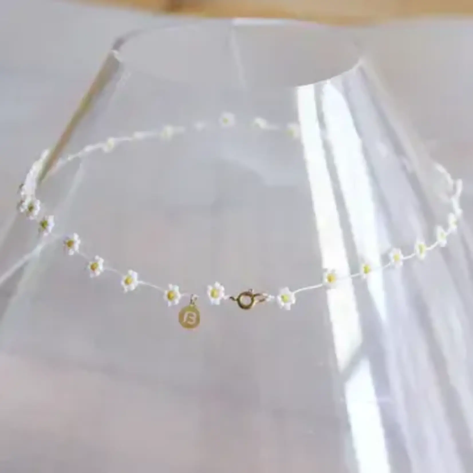 Bazou B Daisy Flower Necklace