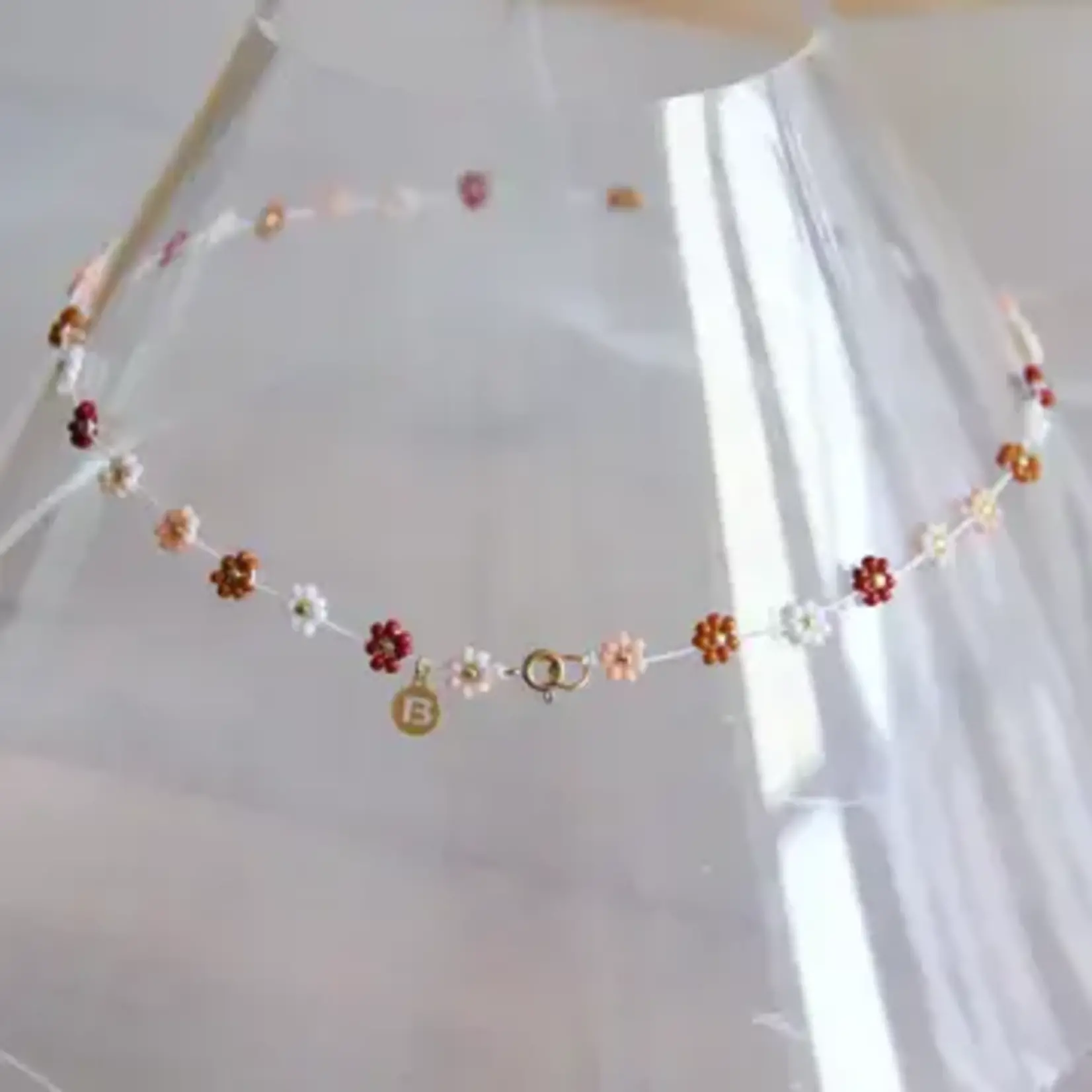Bazou B Daisy Flower Necklace