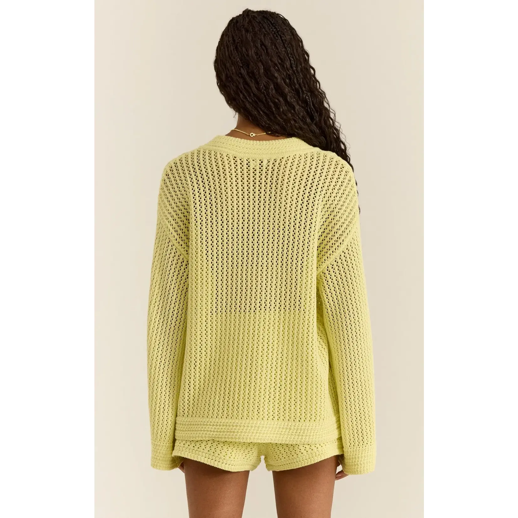 Z Supply ZS Kiami Crochet Sweater