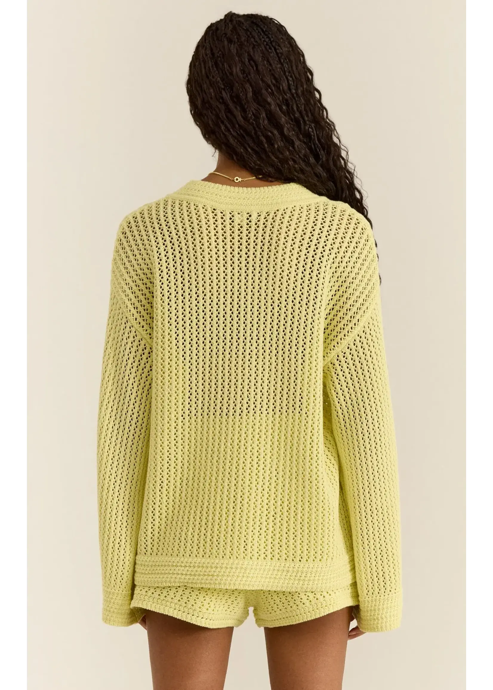 Z Supply ZS Kiami Crochet Sweater