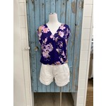 Veronica M Shirred Shoulder Top