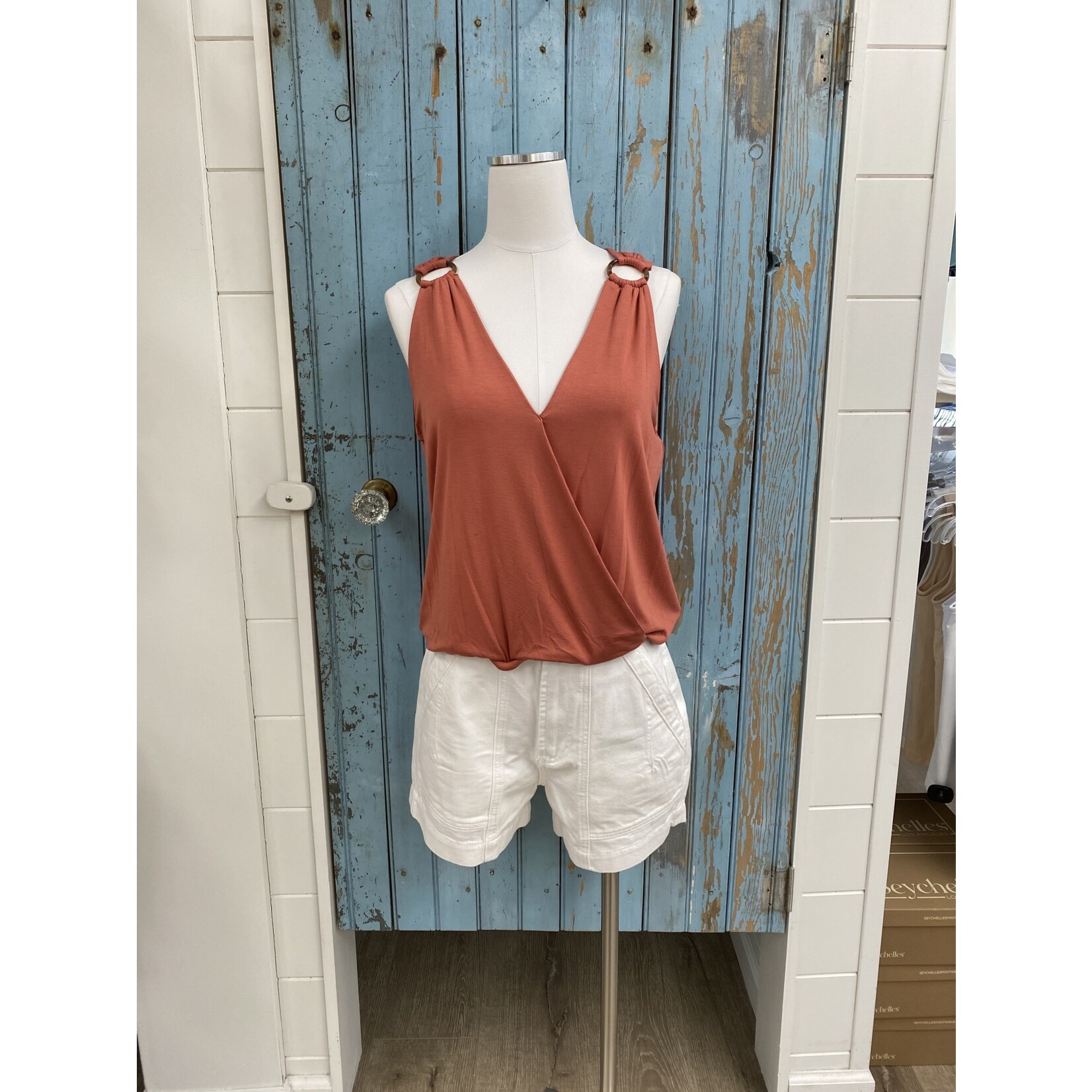 Veronica M VM Ring Cupro Top