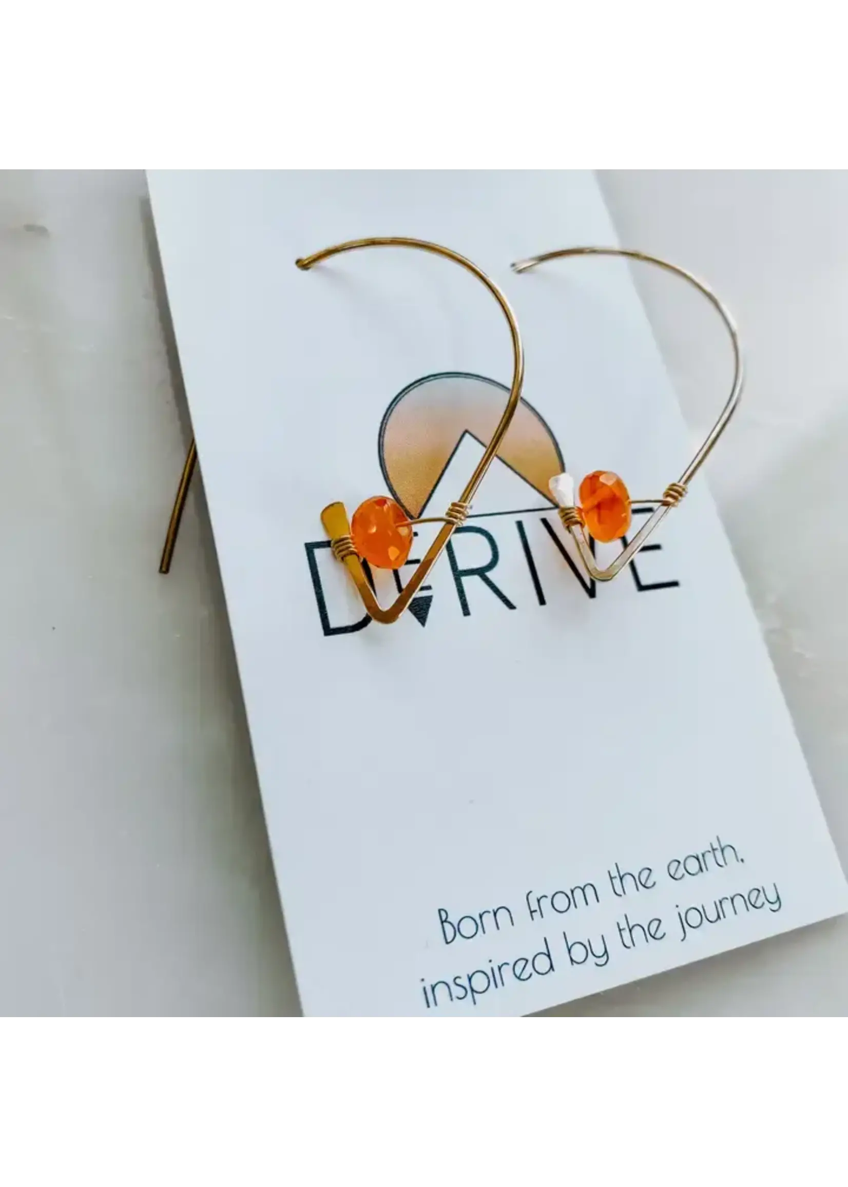 Derive D Carnelian Earring