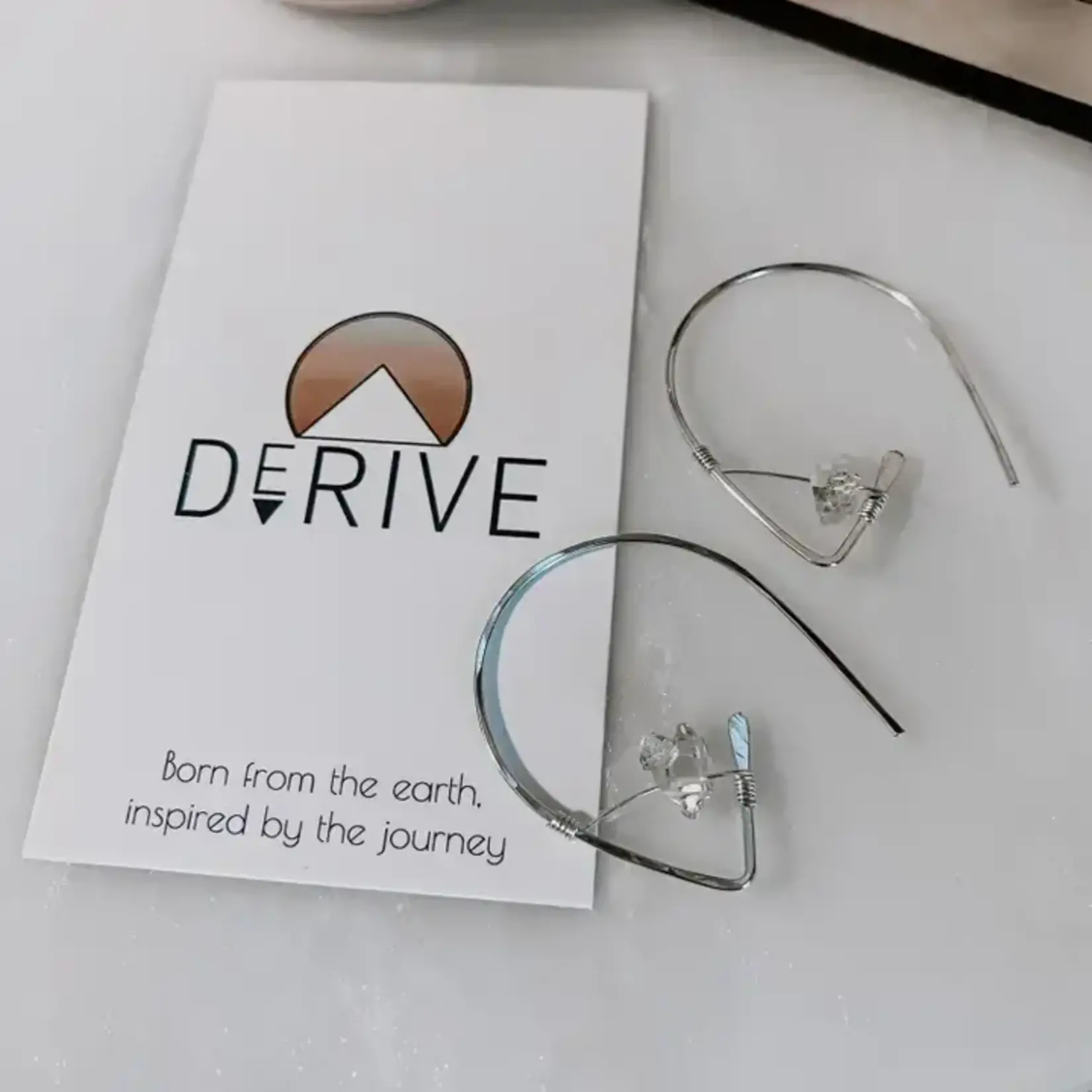 Derive D Herkimer Diamond Earring