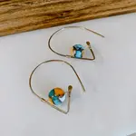 Derive Oyster Turq Earring
