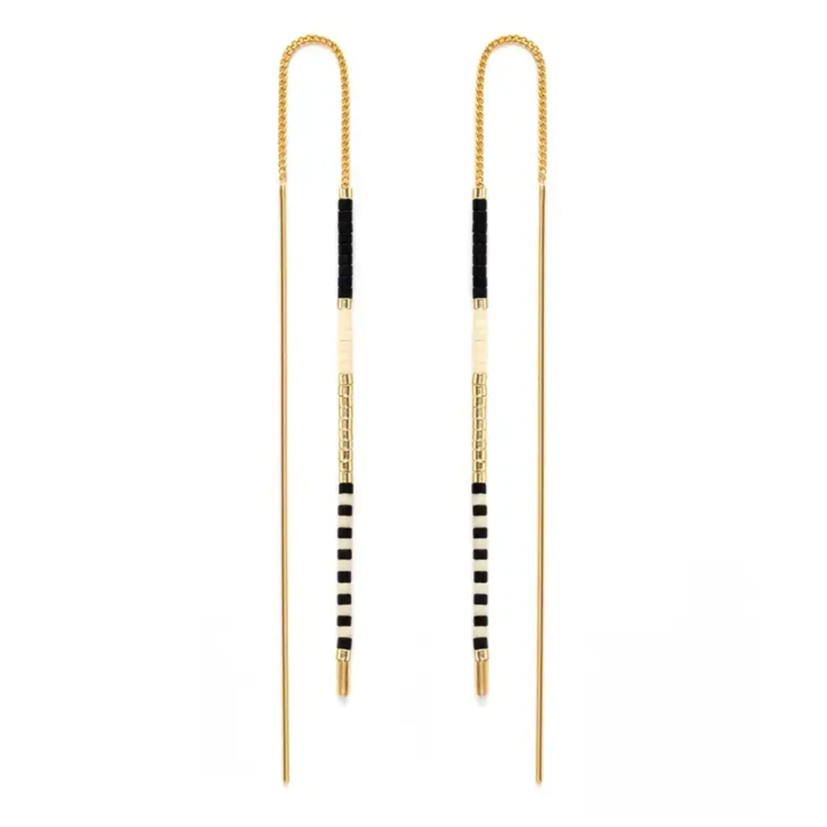 Amano Studio Miyuki Seed Bead Threader Earring