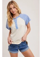 Bluivy Half Button T-Shirt