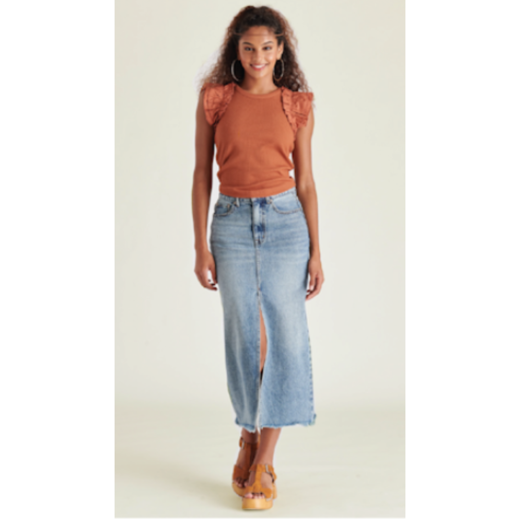 Steve Madden SM Avani Denim Skirt