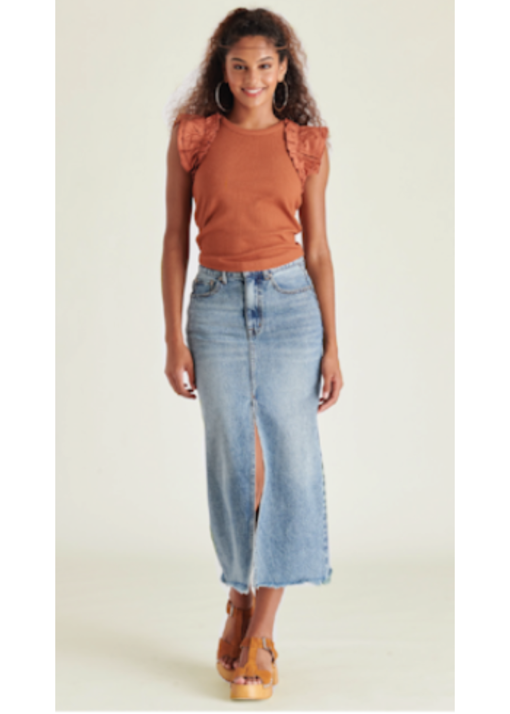 Steve Madden SM Avani Denim Skirt