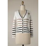 Miracle Heart Stripe Cardi
