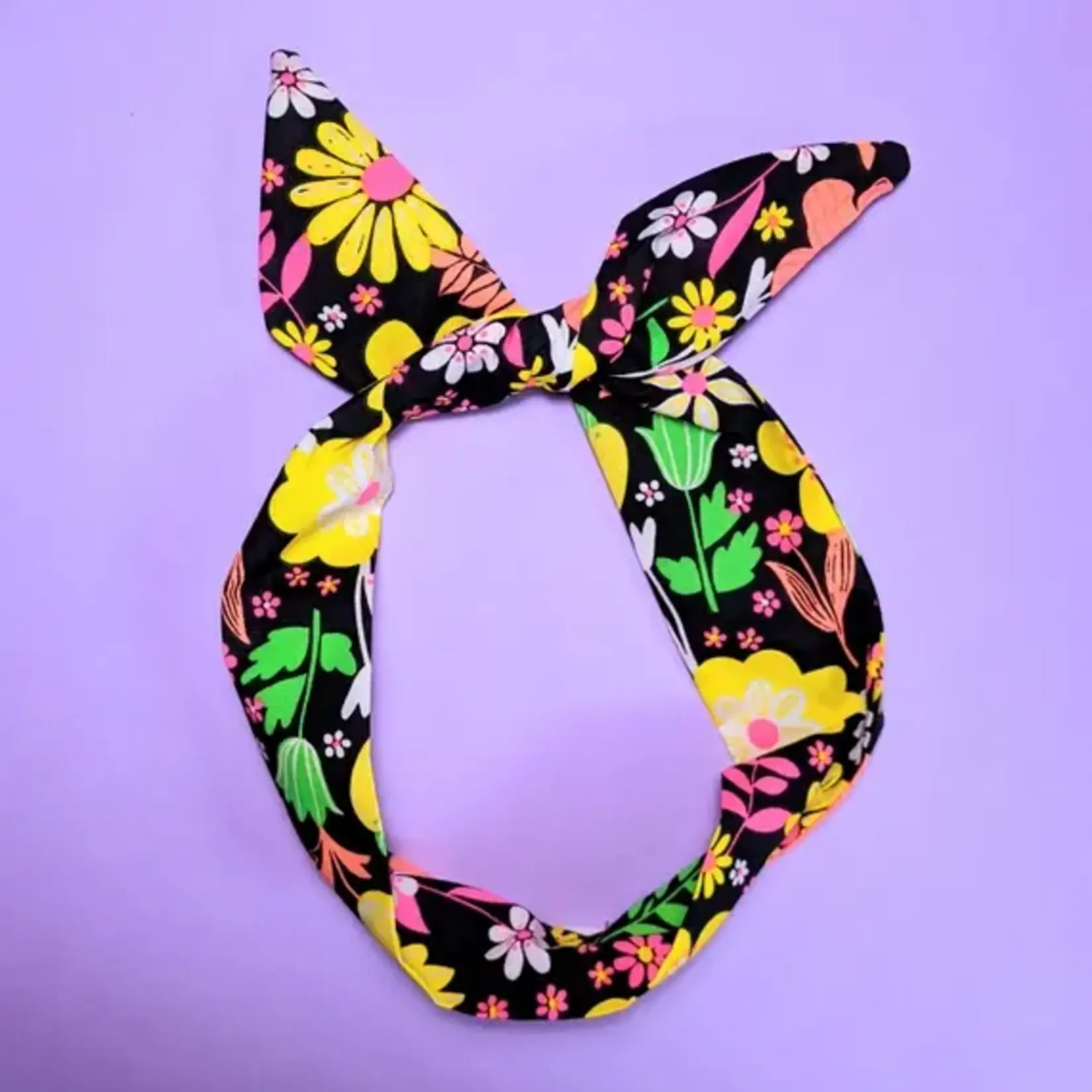 Fashion Meme LLC FM Floral Cotton Bandana