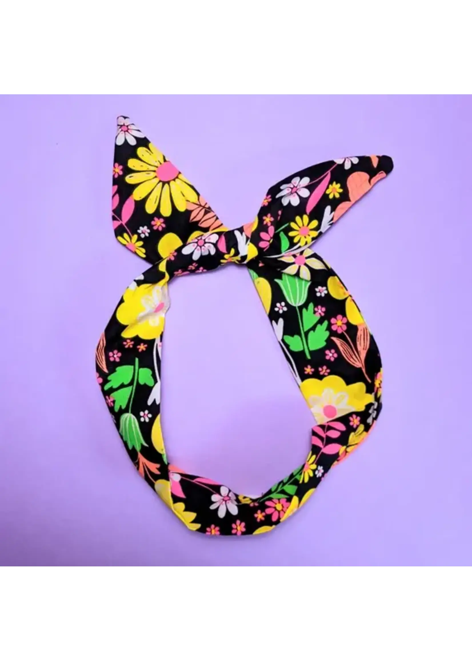 Fashion Meme LLC FM Floral Cotton Bandana