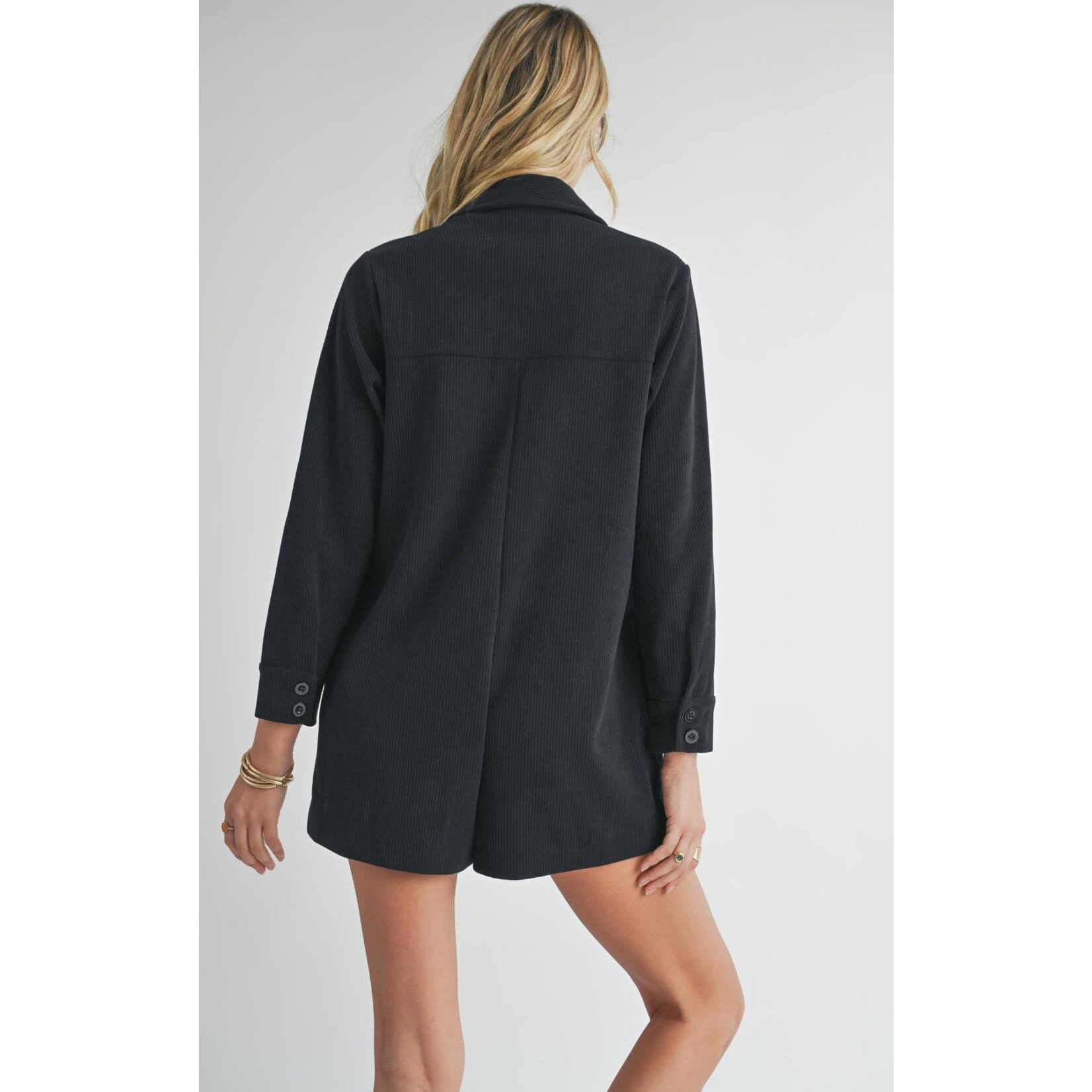 Sadie Sage SS Artful Corduroy Romper