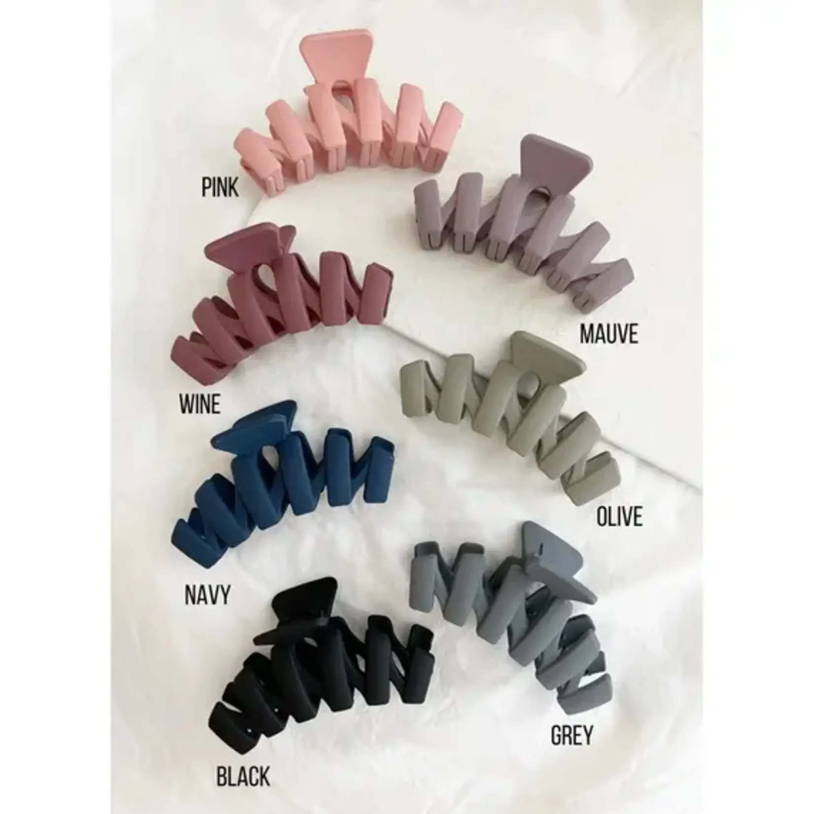 Love Lina LL Matte Zig Zag Hair Claw