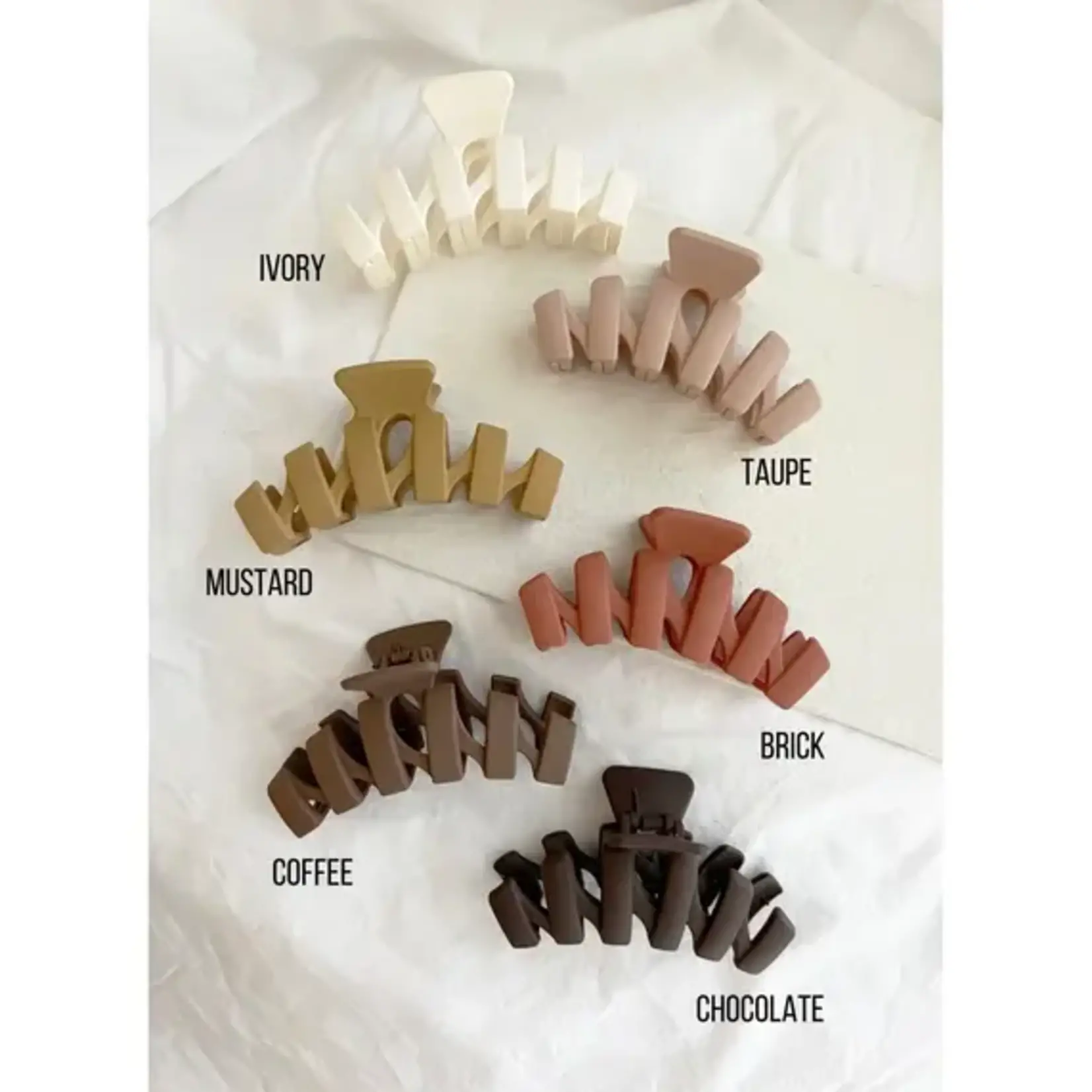 Love Lina LL Matte Zig Zag Hair Claw
