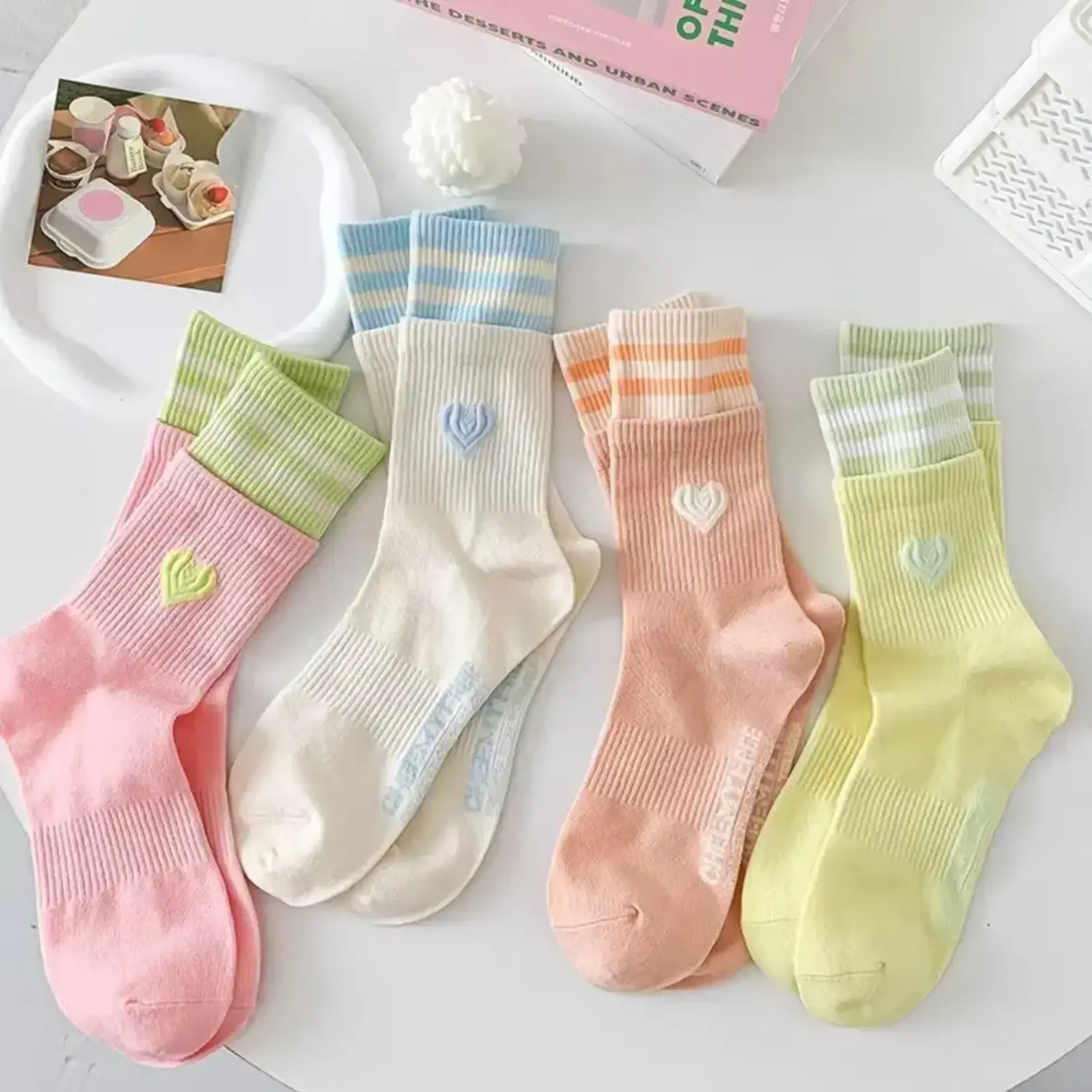Funkyrel Atzbranding FA Colorblock Heart Socks