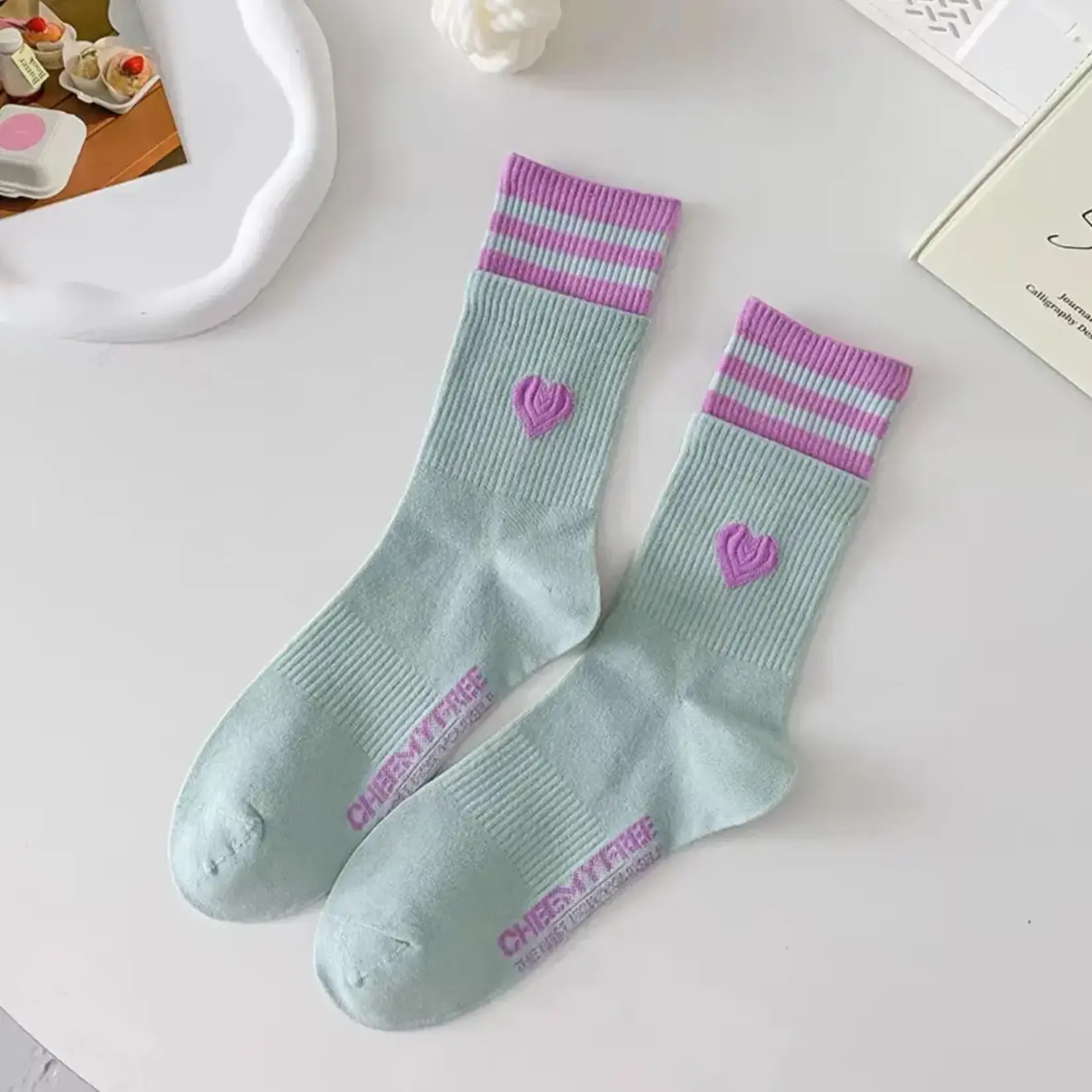 Funkyrel Atzbranding FA Colorblock Heart Socks