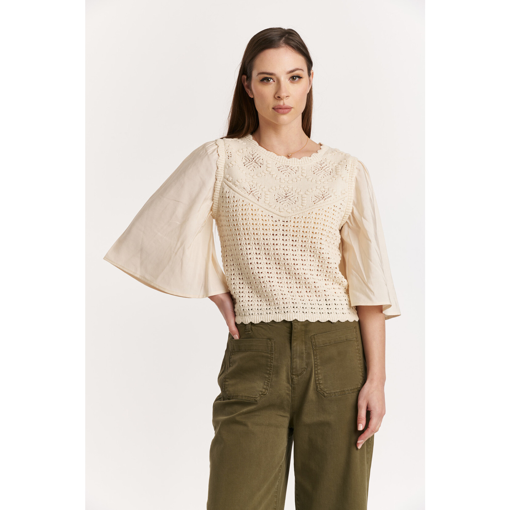 Another Love AL Kamala Crochet Top