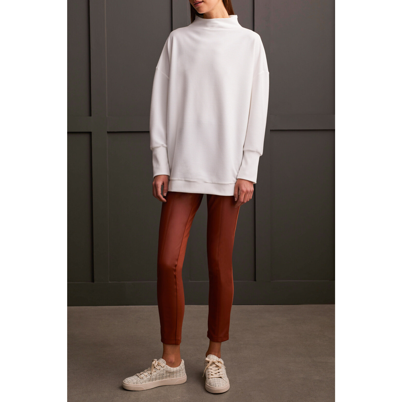 Tribal T Funnel Neck Long Sleeve