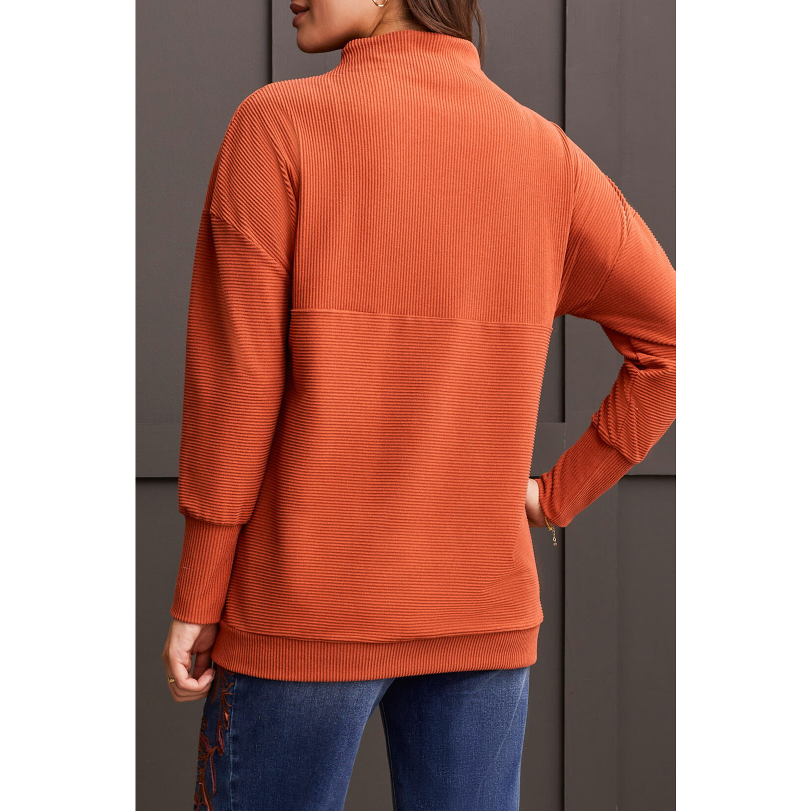 Tribal T Funnel Neck Long Sleeve