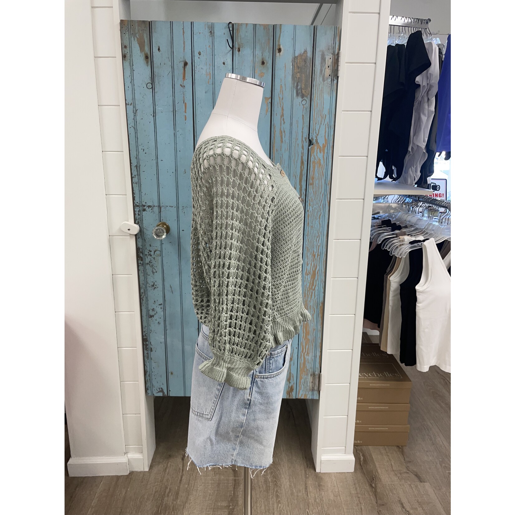 Miracle M Button Down Sweater