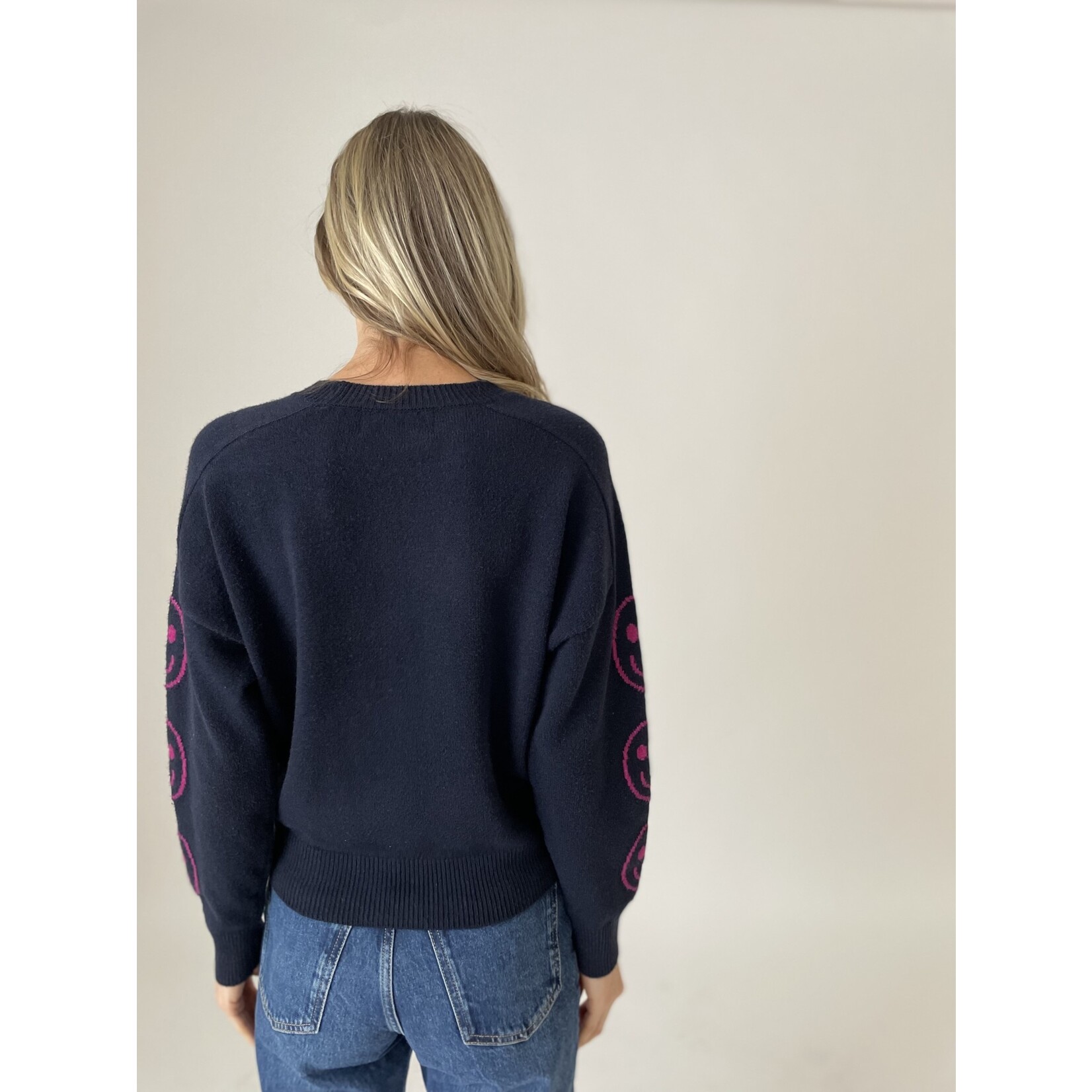 Six Fifty SF Crew Smiley Sleeve SWeater