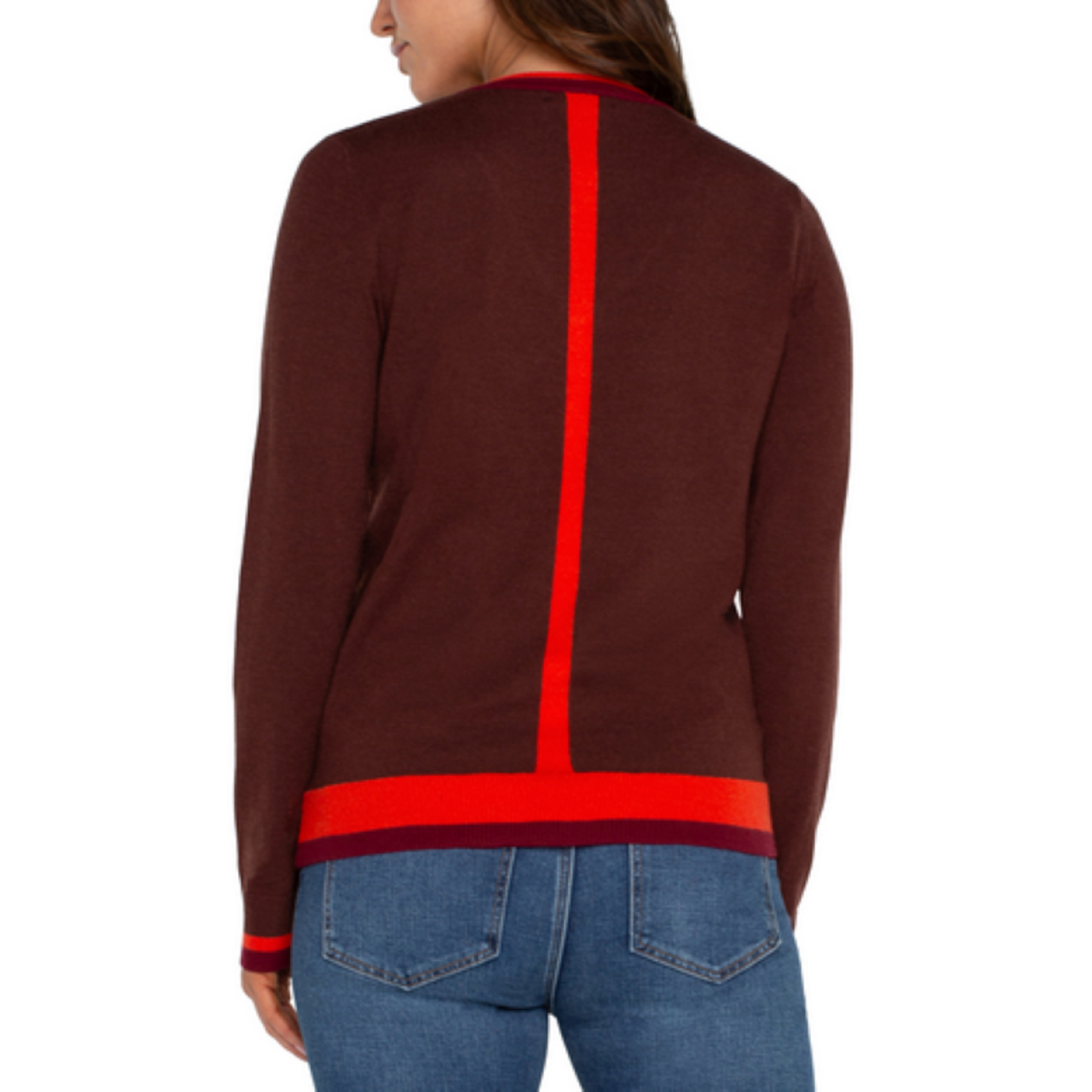 Liverpool L LS Colorblock Sweater