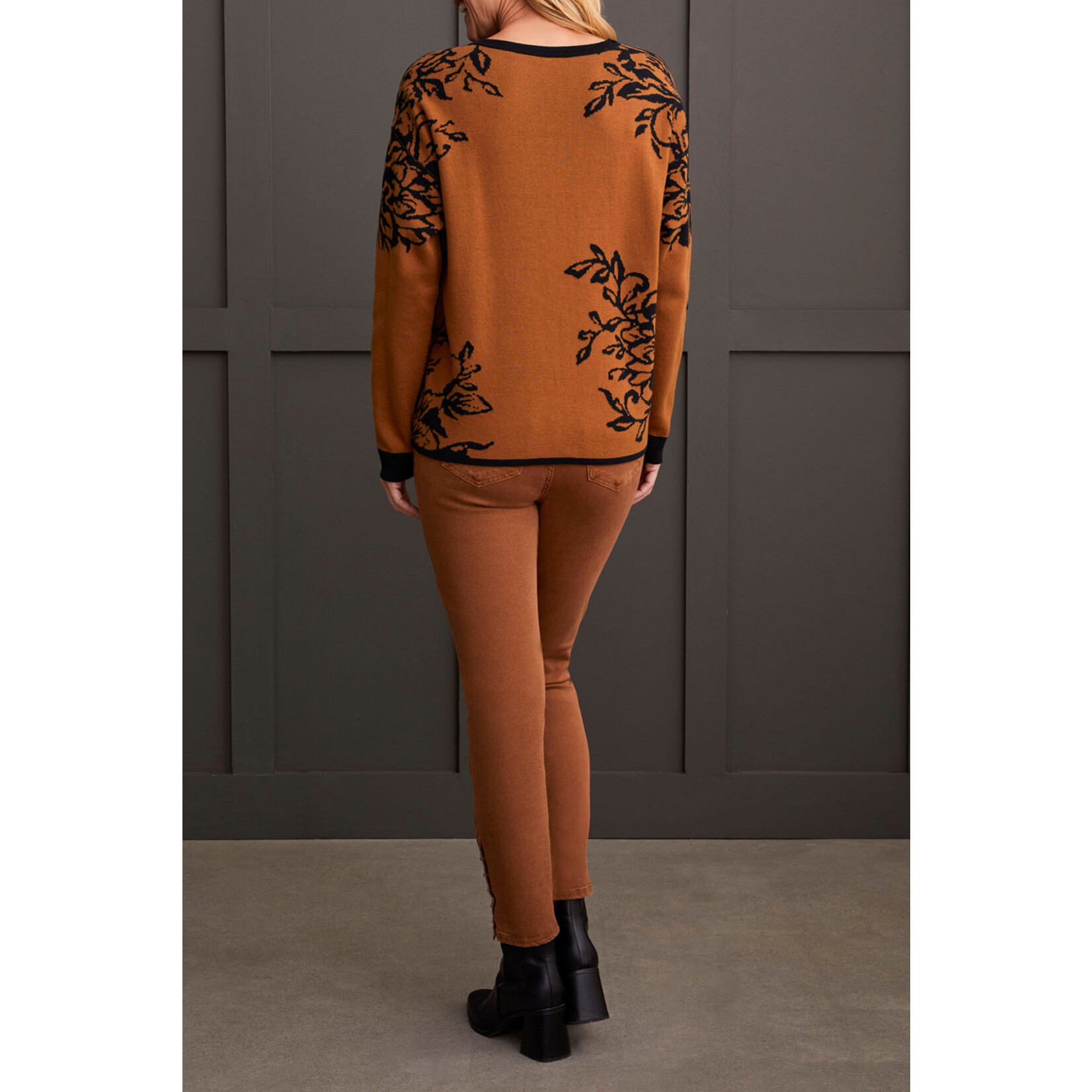Tribal T Cotton Crew Sweater