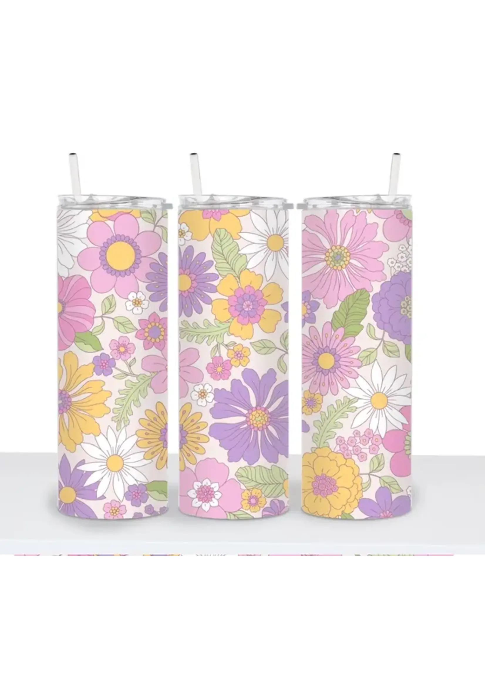 tcbco Retro Tumbler w/ Straw