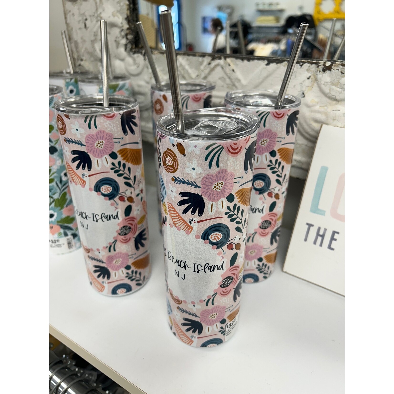 tcbco LBI Tumbler w/ Straw
