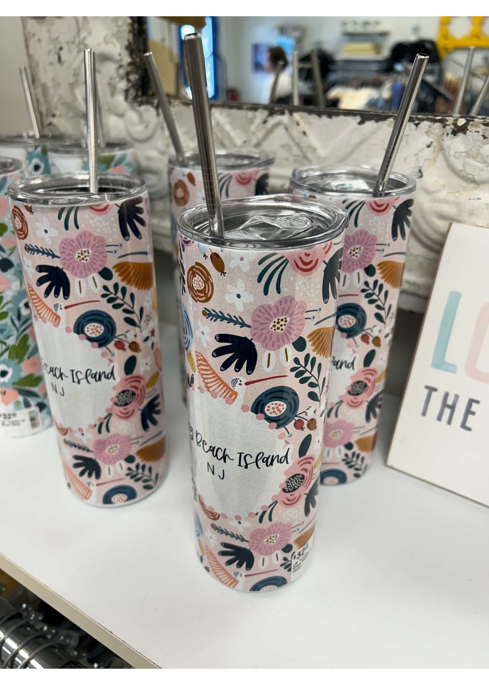 tcbco LBI Tumbler w/ Straw